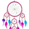 BRILLIANT GIFTS TRADITIONAL PINK PURPLE DREAM CATCHER (single top)