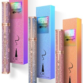 FOMIYES 1pc Liquid Eyeliner Fast Drying Smooth Application Eye Cosmetics Pen for Women Red Coral Orange Flexible Tip for Precise Lines