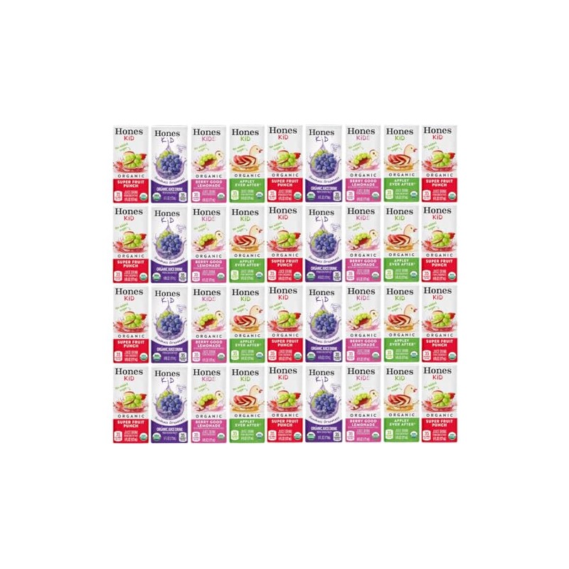 Honest Kid Organic Juice Drink Variety Pack, Assorted Flavors, 6