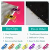 Trimming Shop 50pcs Plastic Sewing Clips for Quilting, Crafting, Multipurpose