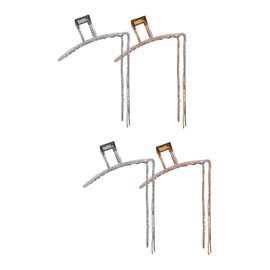 FRCOLOR 4pcs Tassel Hair Clips Elegant Metal Hair Accessories for Women Strong Hold Stylish Design for Daily Use Special Occasions for All Types