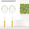 1 Pair Badminton Racket Set Lightweight Training Racquets With Bag