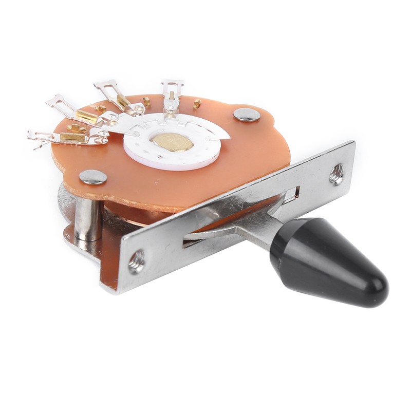 5-Way Electric Guitar Switch Metal Plastic with Screws Musical Instrument