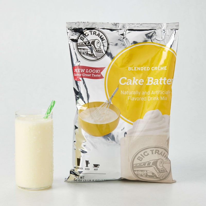 Big Train Cake Batter Blended Crème Beverage Mix, 3.5 Pound