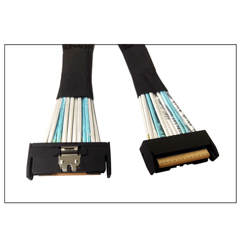 Server Data Transfer Cable Slim SAS MCIO 74P TO MCIO