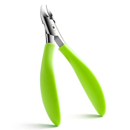 FVION Nail Clippers for Thick Nails or Ingrown Toenails, Large Thick Nail Clippers for The Elderly, Precision Heavy Duty Toenail Clippers for Women & Men - Green