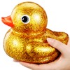 Honoson Honoson 6.89 Inch Giant Glitter Rubber Duck Big Glitter