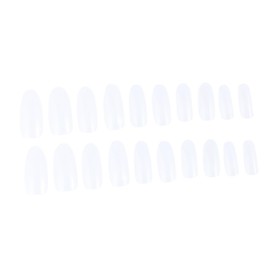 Healvian Fashion Oval False Nails 500 Pack Full Cover Nail Art Tips Easy Diy Manicure for Experts Learners