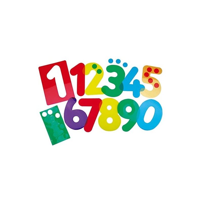 HenBea 773 "Numbers" Stencil (10-Piece)