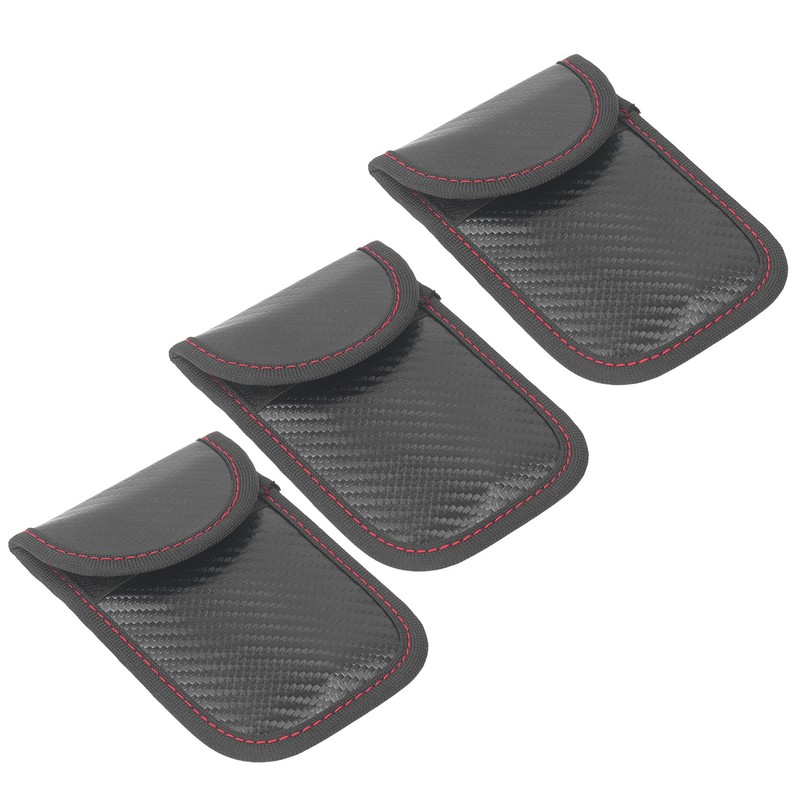 3pcs Key Fob Signal Blocker Case Signal Blocking Anti Theft