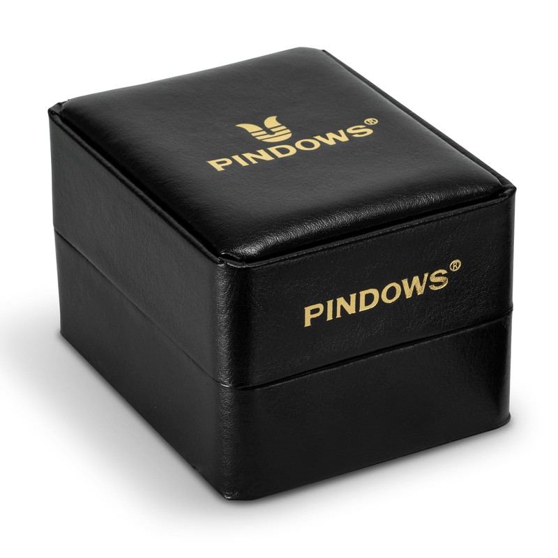PINDOWS Watch for Men, Waterproof Big Dial Analog Digital Sport
