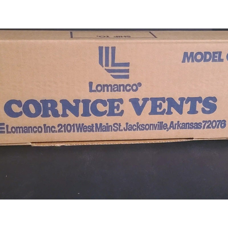 Lomanco 16" X 4" BROWN Under Eave Cornice Vent WITH