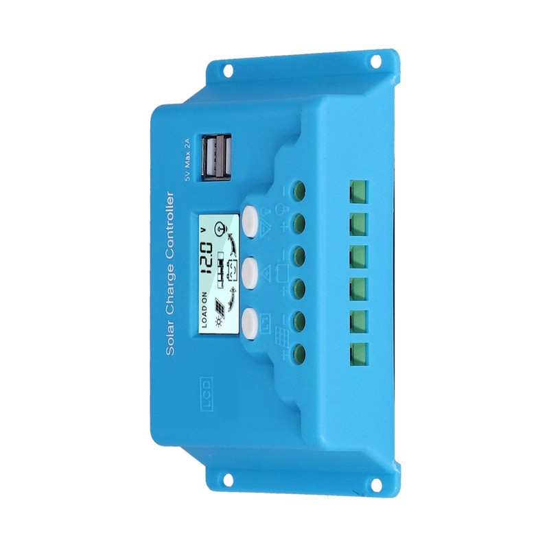 Solar Charge Controller LCD Anti Backfill Circuit Protection Solar Controller