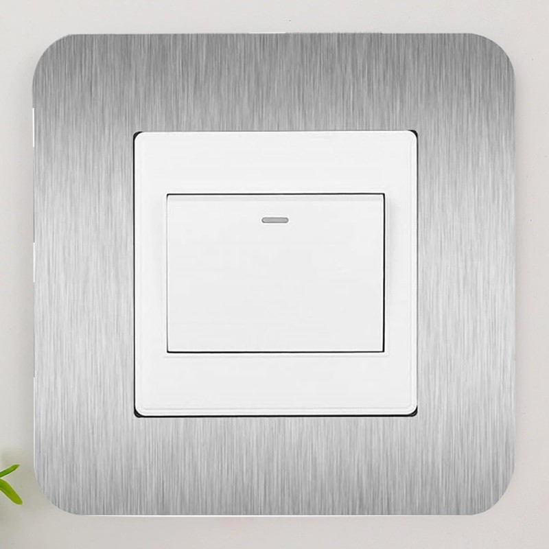 Wjelet 4 Pcs Light Switch Surround, Finger Plates for Light