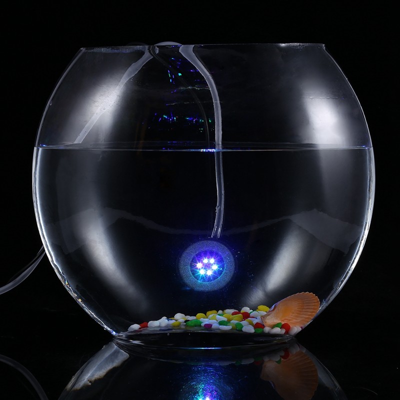 New LED Submersible Air Bubbles Aquarium Light Colorful Fish Tank
