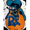 RAT FINK STICKER “FEELING BLUE” 3 1/2 X 4“ MATTE
