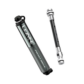LEZYNE Pocket Drive Bicycle Pump/Air Pump, Pocket Drive, Presta Type, 5.5 inches (14 cm), Light Gray