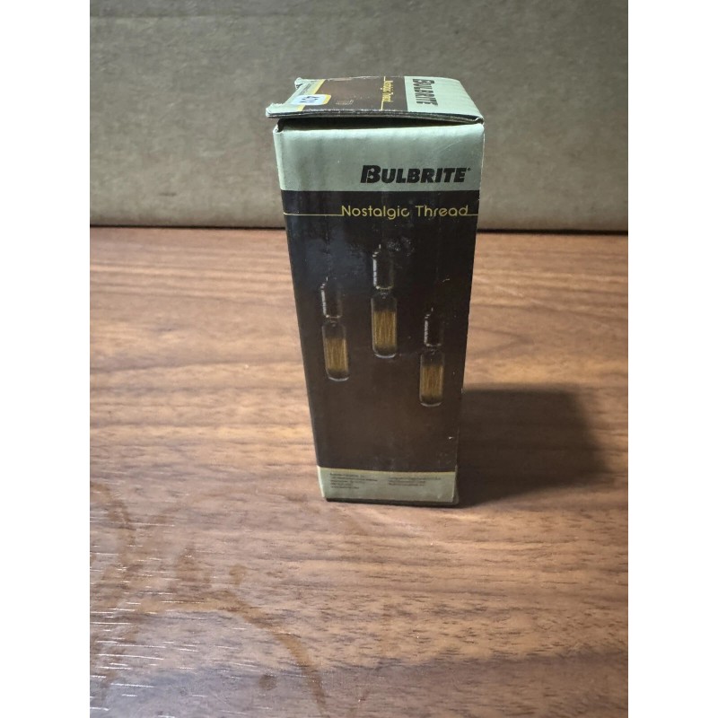 BULBRITE 40W T8 Candalebra Base Nostalgic Thread