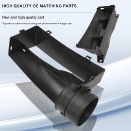 3PCS Air Intake Guide Inlet Duct Assembly Compatible for A3 2006-2013 Air Intake for Jetta Passat 2005-2016 Beetle 2012-2014 Replace #1K0805971C9B9 1K0805965J9B9 1K0805962E9B9