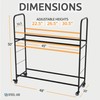 Rolling Tire Rack – Metal, Adjustable, Tire Stand & Protective