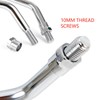 10 mm Bolt Chrome Motorcycle Universal Handlebar Rear view Side
