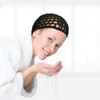 2Pcs Black Hair Nets Cap for Women Sleeping, Long Straight