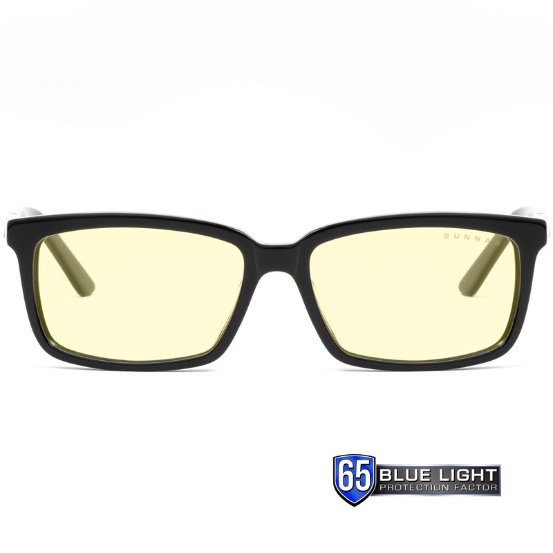 GUNNAR Computer Readers+2.00 - Haus Onyx Amber Lens - Blue