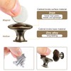 TsunNee 24pcs Vintage Style Chic Drawer Knobs Antique Bronze Kitchen