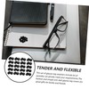 SEWACC 40 Pcs Non Slip Oval Shape Comfortable Glasses Retainers
