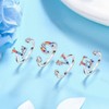 FOREVER QUEEN Letter Rings 925 Sterling Silver Alphabet Rings from