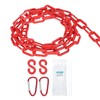 MECCANIXITY Plastic Chain 5 Ft/1.53 M, Safety Chain Red Plastic