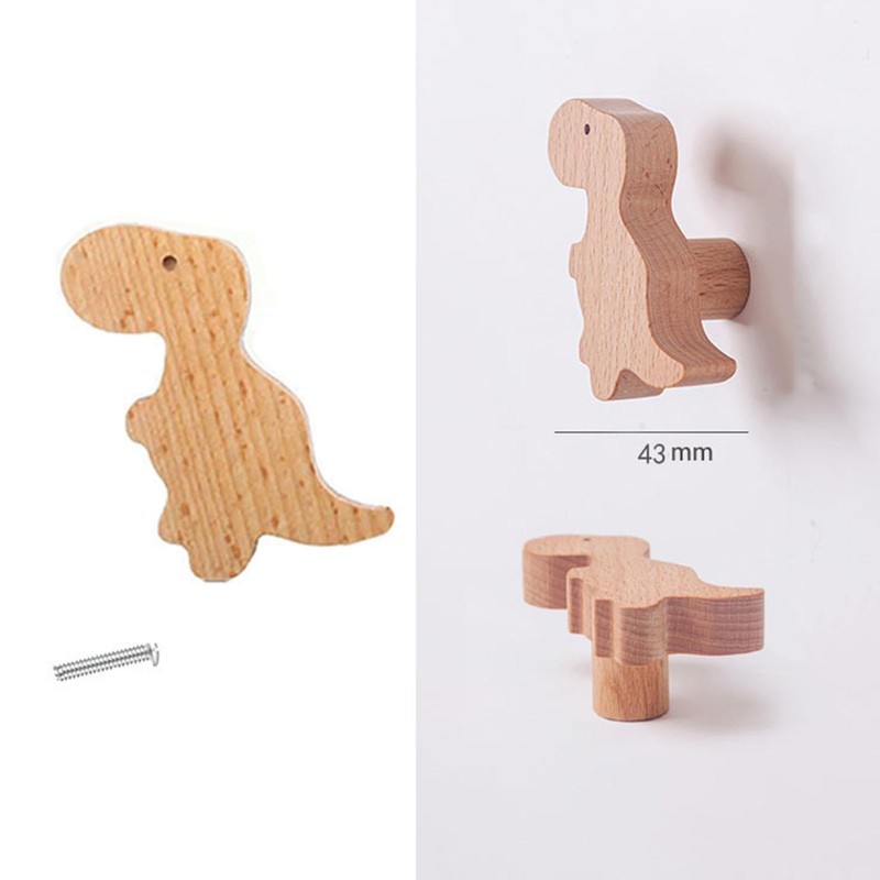 Animal Drawer Pulls | Dinosaur Decorative Kids Drawer Pulls |