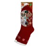 Earth Therapeutics Thermal Double Layer Socks - Red Small Snowflake