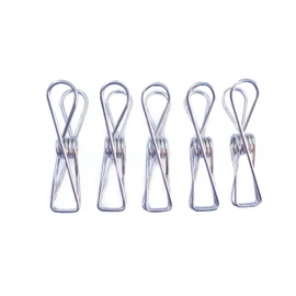 Bare & Co. - Stainless Steel EXTRA STRONG Large Pegs - 316 Marine Grade - SILVER (30 Pack)