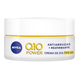 NIVEA Crema Facial Reafirmante Q10 (50 ml), Tratamiento Antiarrugas de Día Fps 30 ayuda a la generación de Colágeno en la piel y reducir las líneas de expresión, Todo Tipo de Piel