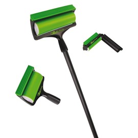 CrazyGadget® Rollie Genie 3Pcs Set Reusable Lint Roller Washable Sticky Dust Cob Web Remover Work On Carpet, Ceramic, Furniture and Car Interior