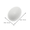 Maxmoral 12pcs Fake Eggs Plastic False Pigeon Eggs for Hatch