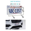 NJNYLLC Stainless Steel License Plate Frames for Volvo, 2 Pack