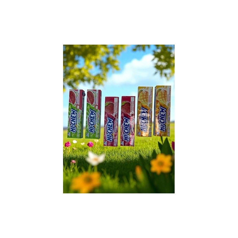 Hi Chew Japanese Candy Variety Pack (2 x 3 Assorted