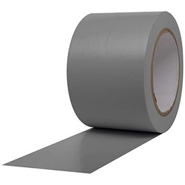 ProTapes Pro 50 Premium Vinyl Safety Marking and Dance Floor Splicing Tape, 6 mils Thick, 36 yds Length x 3" Width, Grey (Pack of 1)
