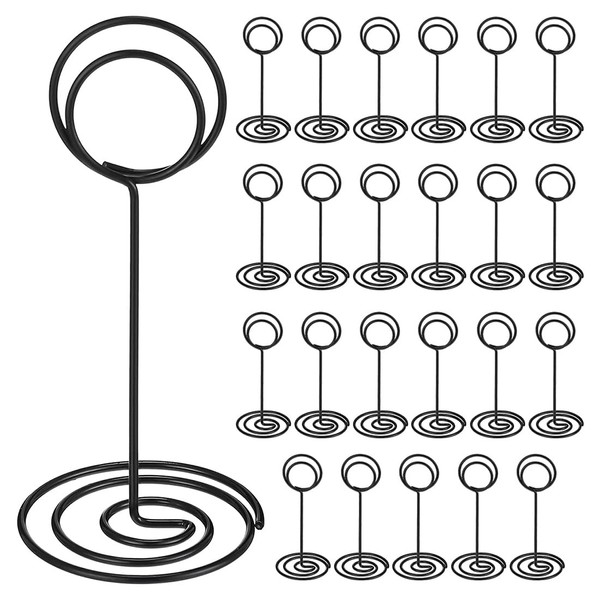 Yuyosunb 24 Pack Number Holder Wedding Name Clips Picture Memo