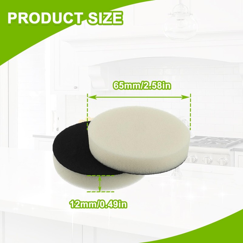 EPLZON 16pcs Foam Pads Power Scrubber Pads Set Electric Scrubber