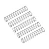 sourcing map Compression Spring, 5Pcs 304 Stainless Steel, 3mm OD,