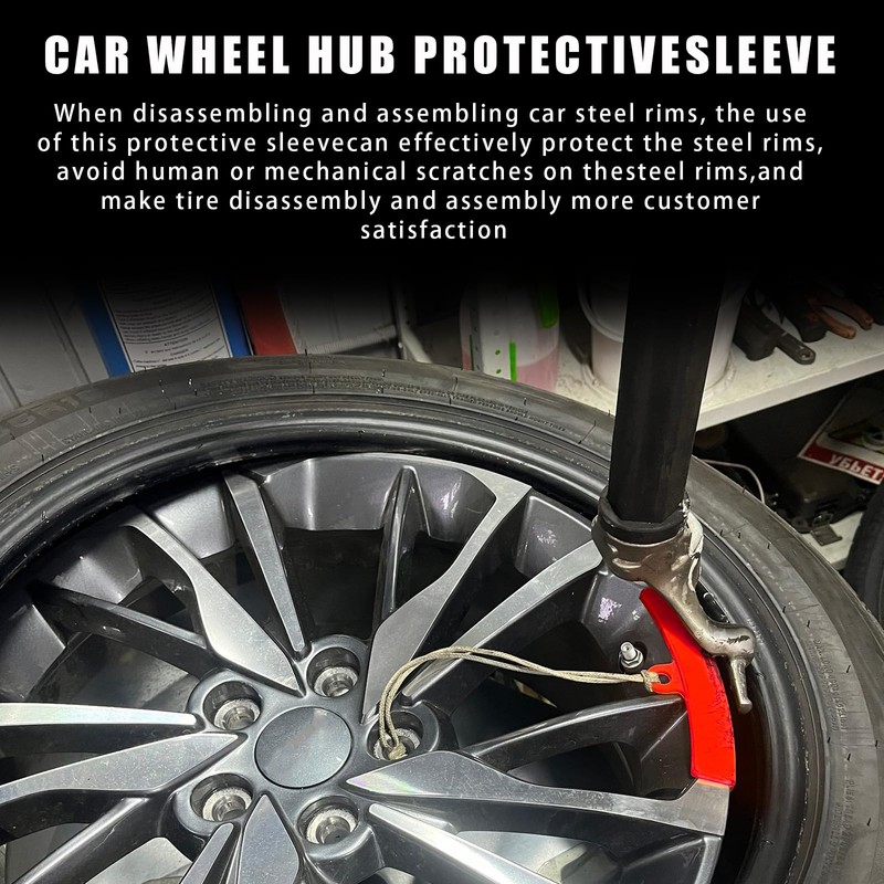 Piburth Car Tire Changing Rim Protector, 5 Pcs Wheel Changing