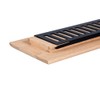 Homewell Red Oak Wood Floor Register, Drop in Vent Cover