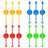 XIHIRCD 12pcs Game Spinners, 3.94inch Plastic Spinners Arrow Game Spinners