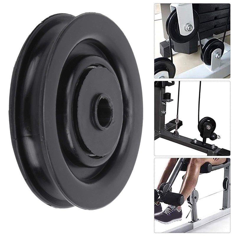 Bearing Pulley Wheel, 10 Pcs 75mm/90mm Universal Nylon Bearing Pulley