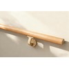 3 FT Handrails for indoor&outdoor stairs,deck,slope,Modern Aluminum Handrail Set, Wall-Mounted