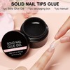 Gel de Uñas Sólido para Puntas de Uñas Acrílicas y