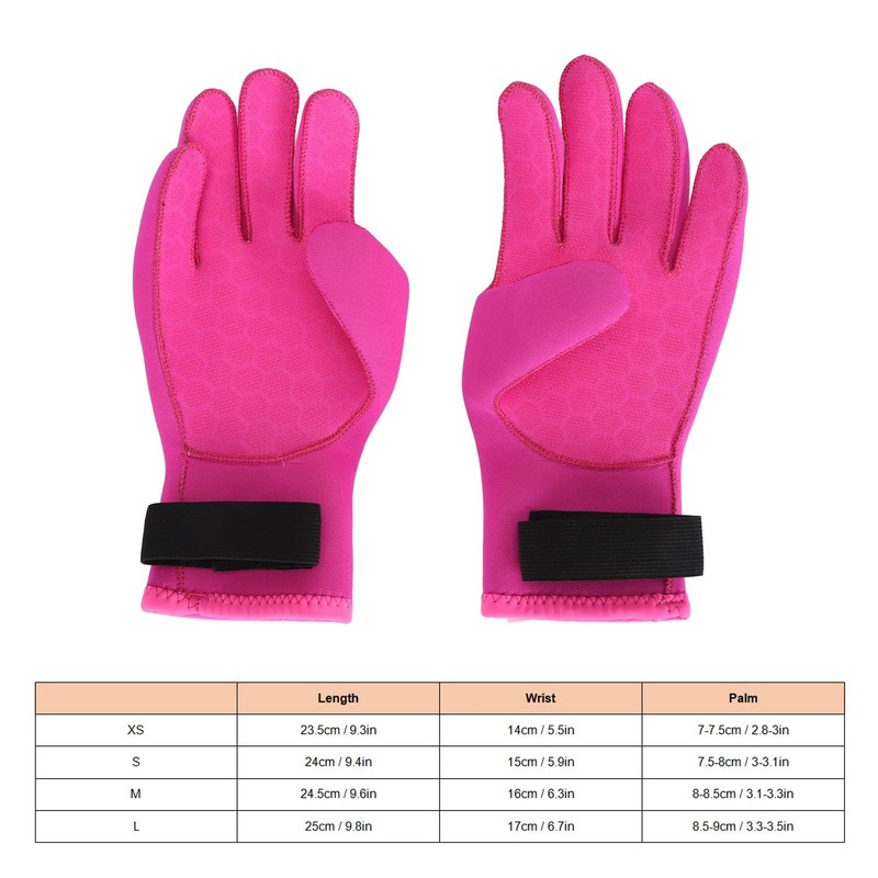 Wetsuit Winter Gloves, Water Sports Gloves Warmth Keeping for Snorkeling